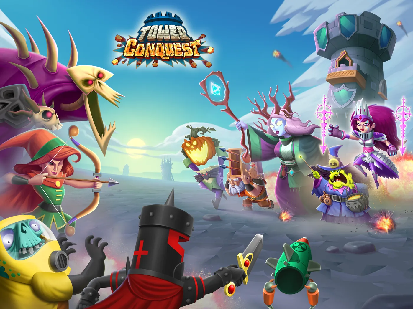 Tower Conquest home screen